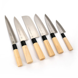 Set de 6 couteaux de cuisine japonais, NAIFU SET