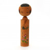 Japanese wooden doll, KOKESHI VINTAGE, 22cm