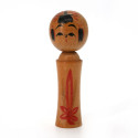 Pequeña muñeca japonesa de madera, KOKESHI VINTAGE, 10cm