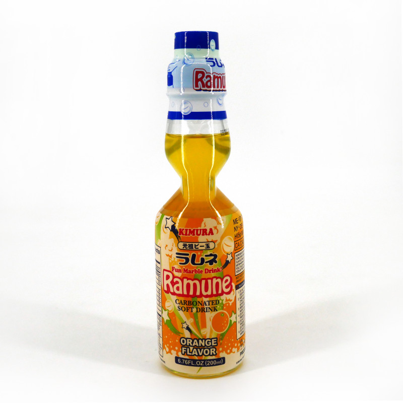 Japanische Limonade Ramune Orange - KIMURA GANSO RAMUNE ORANGE