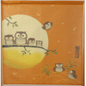 japanese yellow noren curtain manekineko 85 x 30 cm SHICHI FUKUNEKO