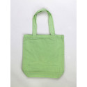 Sac A4 size bag japonais vert en coton, chien shiba voyage, RYOKO SHIBAINU