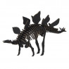 Modello di spinosauro in cartone nero, SUPINOSAURUSU