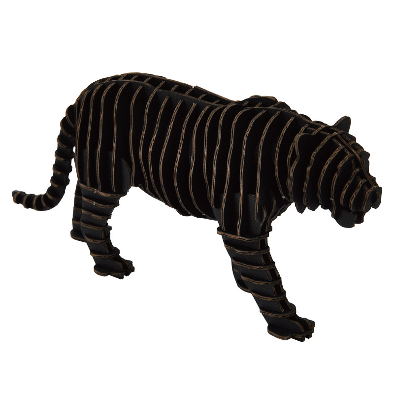 Maquette Tigre Noir en carton, TORA