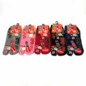 Calzini giapponesi in cotone tabi con motivo giapponese e fiori, GIAPPONE, colore a scelta, 22 - 25 cm