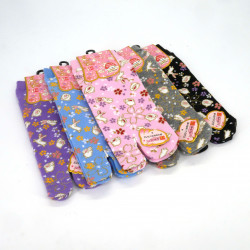 Chaussettes japonaises tabi en coton motif lapin, USAGI, couleur au choix, 22 - 25cm