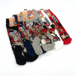 Calcetines tabi japoneses de algodón Samurai a caballo, BUSHI, color a elegir, 25 - 28cm