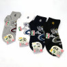Japanese dragon pattern cotton socks with embroidery, FURIKU, color of your choice, 25-27 cm