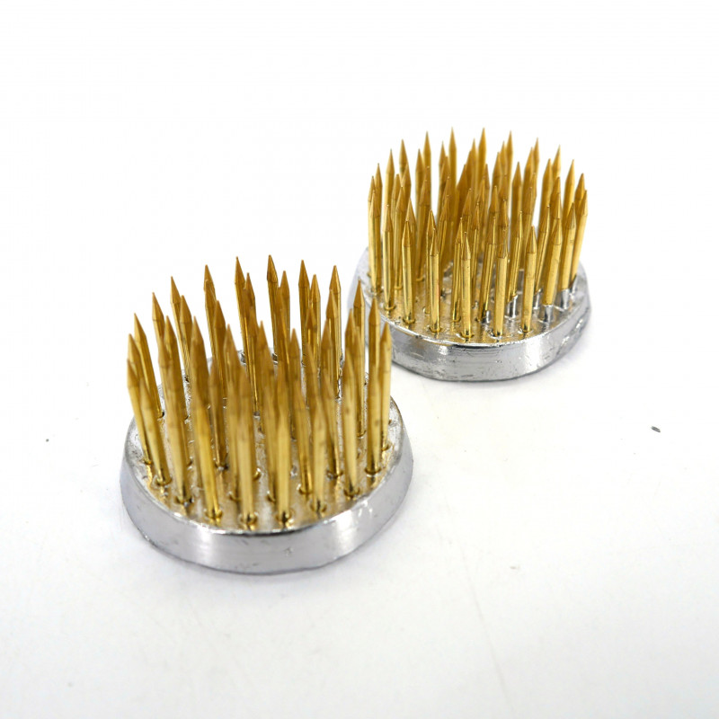 Set of 2 flower spikes for ikebana Kenzan round diameter 3 cm
