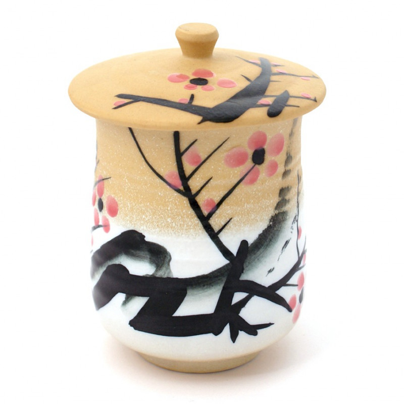 tea cup with lid ceramic 39616