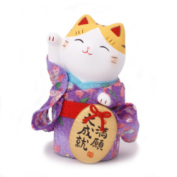 Japanese lucky cat Maneki Neko Ceramic 7418