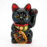 Il gatto nero gigante porta fortuna manekineko Salvadanaio giapponese, NEKO KURO