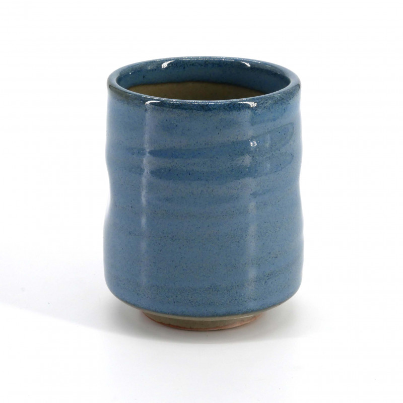 tasse bleue japonaise à thé en céramique, YUZU PECO