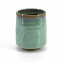 Tazza da tè in ceramica verde giapponese, YUZU PECO