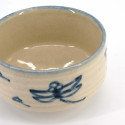 Cuenco japonés para la ceremonia del té de cerámica, Libélula, TOMBO