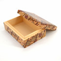 Bunko 5sun Koyoseki box in traditional Hakone YOSEKI marquetry