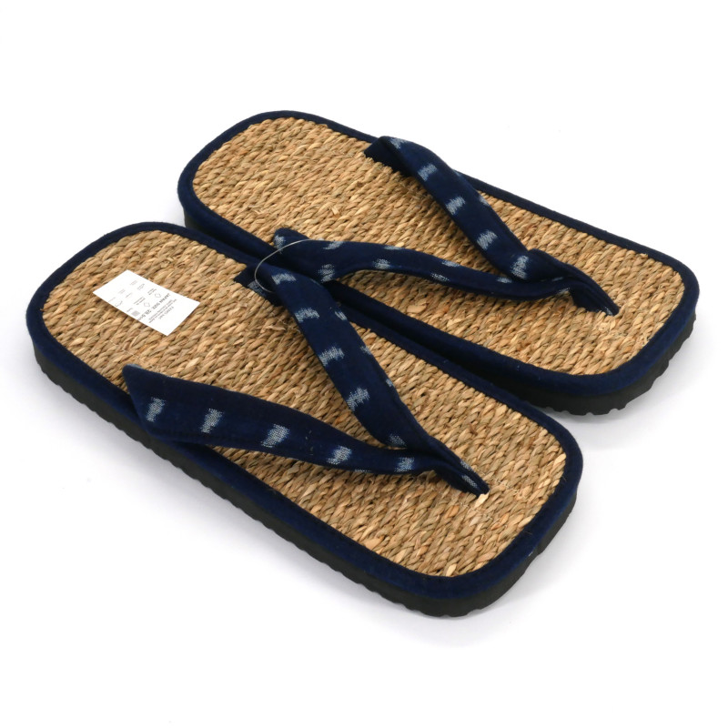 pair of Japanese sandals zori seagrass, AOI