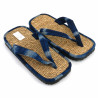 paio di sandali giapponesi zori di erba marina, INDIGO