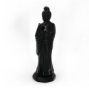 Statuetta bosatsu giapponese in posizione di preghiera, GEKKOBOSATSU, 30,5