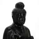 Statuetta bosatsu giapponese in posizione di preghiera, GEKKOBOSATSU, 30,5