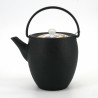 Japanese prestige round cast iron teapot, CHÛSHIN KÔBÔ MARUTSUTU, RYU, 1.1 L