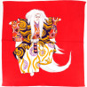 Furoshiki aus japanischer Kunstseide, KAGAMIJISHI, rot, 68 x 68 cm