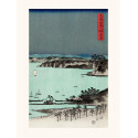 Japanischer Druck, Hiroshige Mount Fuji von Honmaki