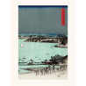 Estampe japonaise,Hiroshige 8 vues de Kanagawa, Vue N°3