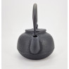 Japanese black ROJI cast iron teapot, Bandai-Itome model 0.7lt