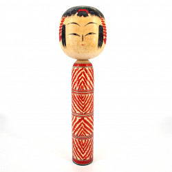 Muñeca japonesa de madera, KOKESHI VINTAGE, 30 cm