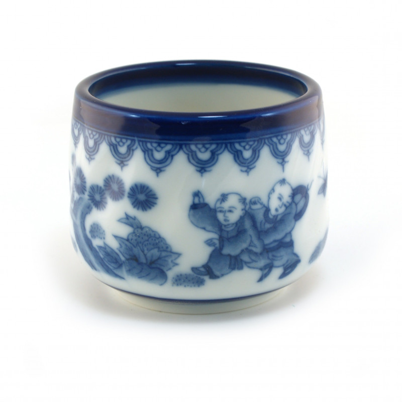 tasse japonaise bleu blanc traditionnelle 16M5741448E