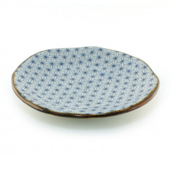 Japanese 245-6-2E round ceramic plate