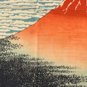 furoshiki en coton japonais Mont fuji Hokusai