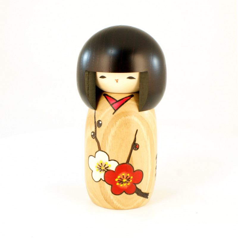 muñeca de madera japonesa - HANAMONOGATARI- UME