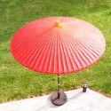 véritable grande ombrelle - parasol japonais rouge