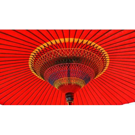 Real big japanese parasol, WAGASA PRESTIGE, red