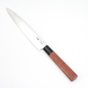 couteau de cuisine Yanagiba japonais KAI Seki Magoroku red wood