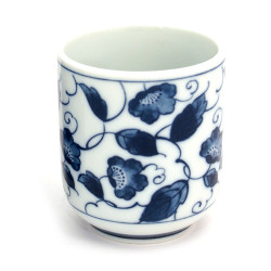 tasse japonaise à thé en céramique hana-karakusa