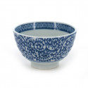 tea cup with blue patterns blue TAKO-KARAKUSA SENCHA