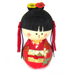 muñeca japonesa de papel - okiagari, OHIMESAMA, princesa