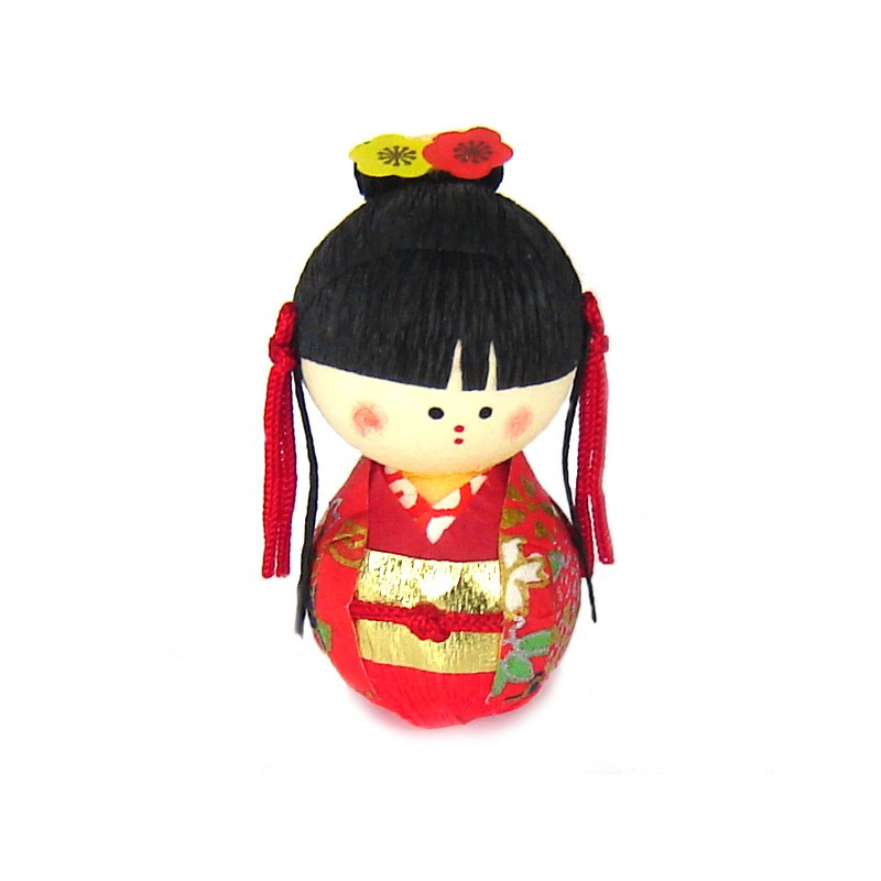 bambola giapponese, fatta di carta - okiagari, OHIMESAMA, principessa