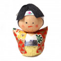muñeca japonesa de papel - okiagari, WAKAMONO, joven