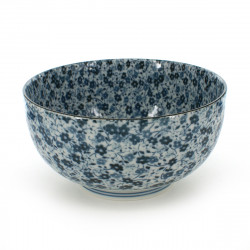 small-sized rice bowl blue BLUE FLOWER